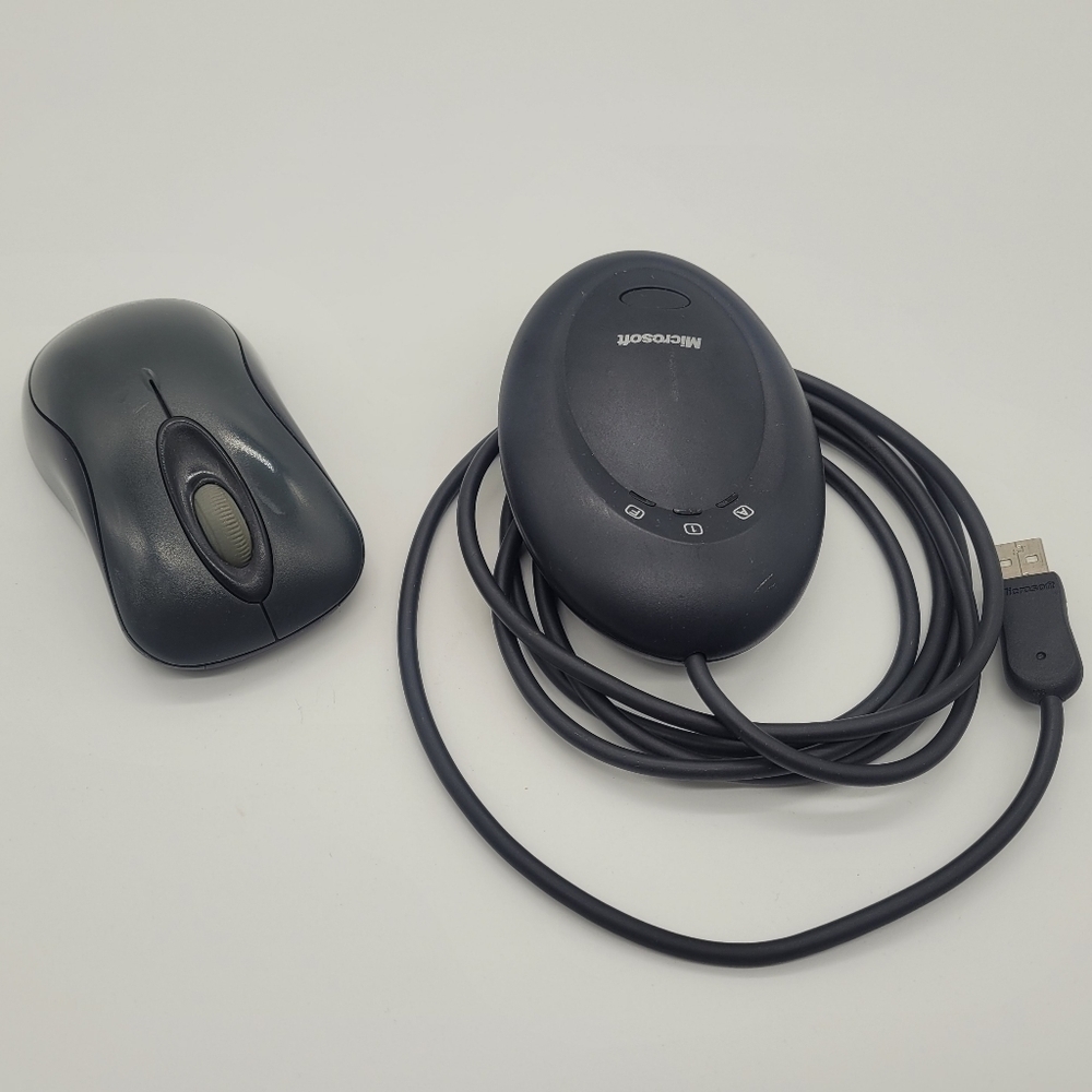 Microsoft Wireless Optical Laser Mouse Model 1025 & Receiver 3.1 1028 Tested​​​